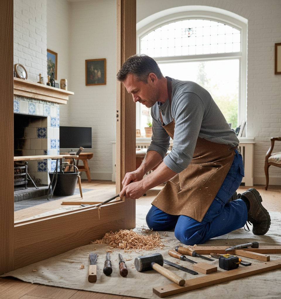 Vakman aan het werk: Timmerman in Amsterdam